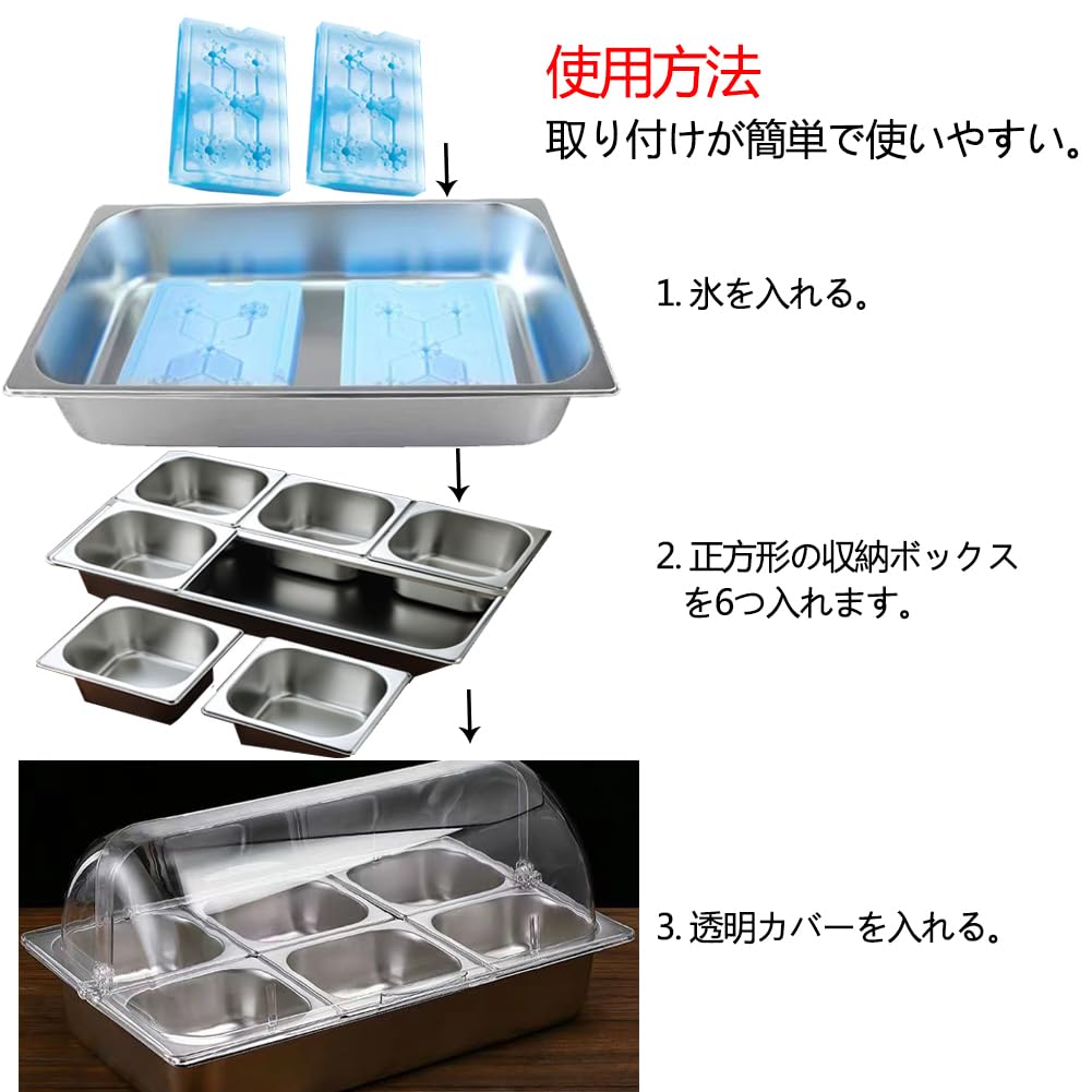 Amazon｜GiDoKe フードディスプレイ 保冷 フードディスプレイセット